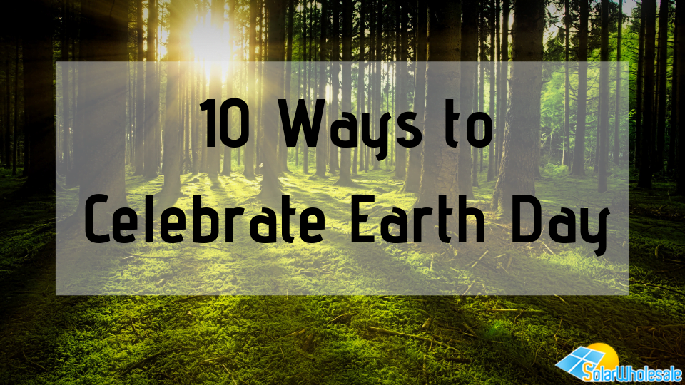 10 Ways to Celebrate Earth Day in 2024 - Solar Wholesale