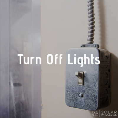 turn off lights